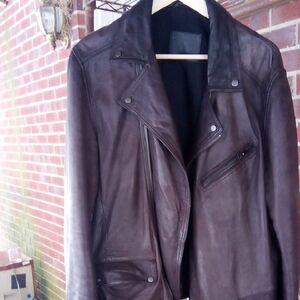 Men's Black Leather Jacket